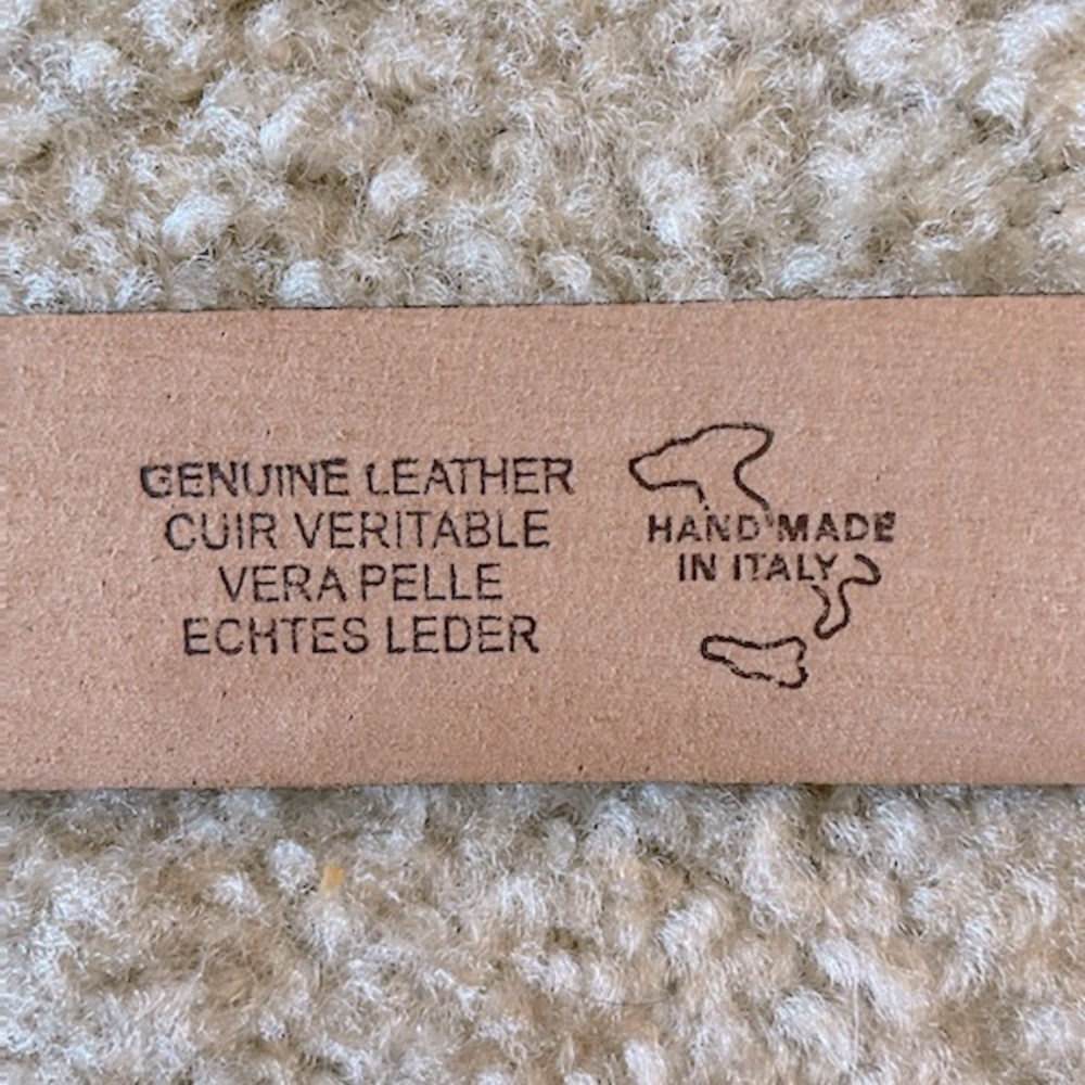 NEW Men’s leather belt - Picture 2 of 3